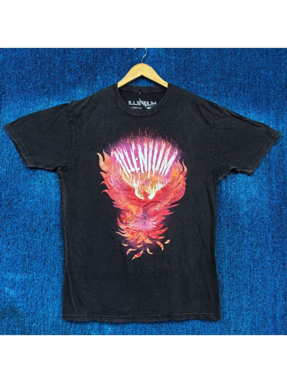 Illenium “Odyssey” Graphic Mineral Wash T-Shirt Size Large
